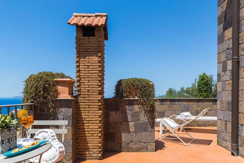 Villa Carolina Sorrento Private Heated Pool And Sea View Dış mekan fotoğraf