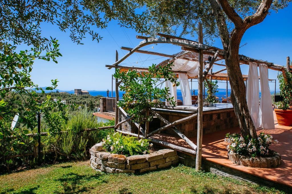 Villa Carolina Sorrento Private Heated Pool And Sea View Dış mekan fotoğraf